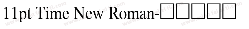 11pt Time New Roman字体转换